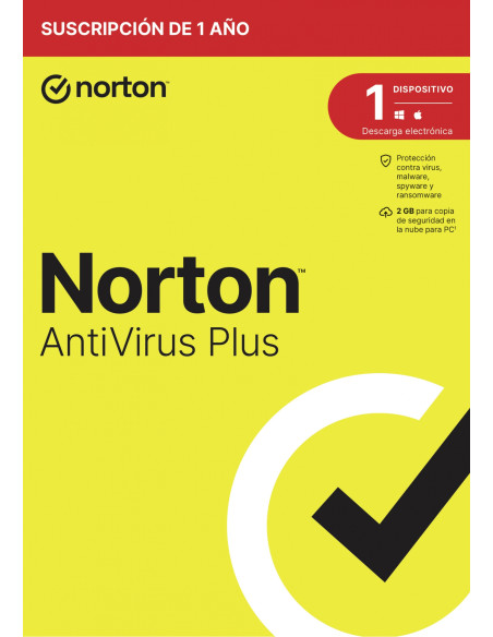 Norton AntiVirus Plus Seguridad de antivirus Base Español 1