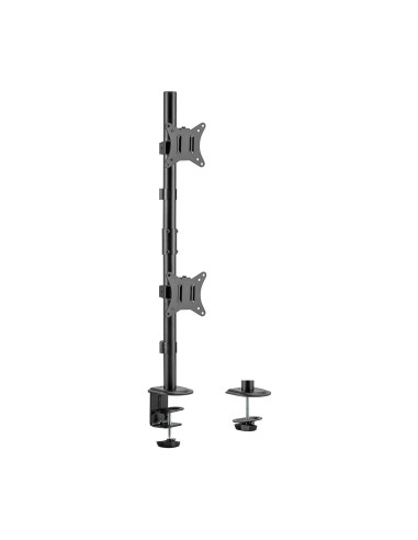 AISENS Soporte de mesa eco giratorio e inclinable para 2 Monitor/TV