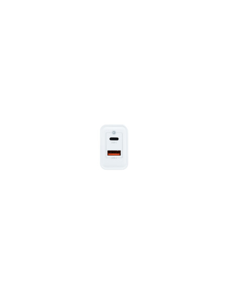 CoolBox CARGADOR GAN 30W USB-C/USB-A PARED
