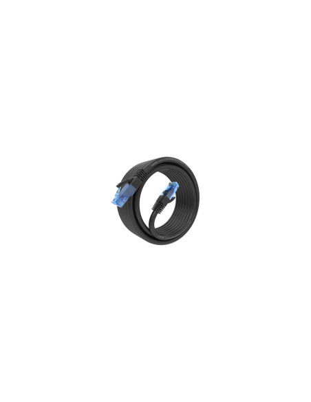 AISENS Cable De Red Latiguillo RJ45 Cat.6 UTP AWG26 CCA, Negro, 5.0 m