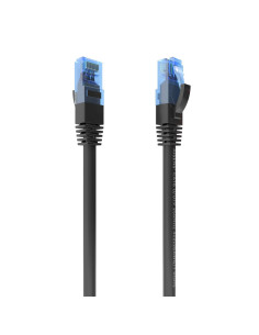 AISENS Cable De Red Latiguillo RJ45 Cat.6 UTP AWG26 CCA, Negro, 1.0 m