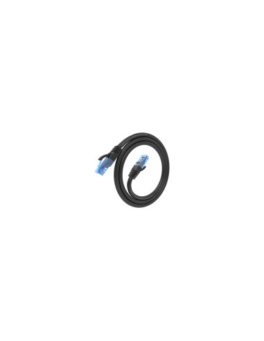 AISENS Cable De Red Latiguillo RJ45 Cat.6 UTP AWG26 CCA, Negro, 0.5 cm