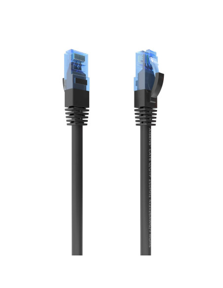AISENS Cable De Red Latiguillo RJ45 Cat.6 UTP AWG26 CCA, Negro, 25 cm