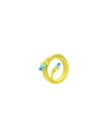 AISENS Cable De Red Latiguillo RJ45 Cat.6 UTP AWG26 CCA, Amarillo,