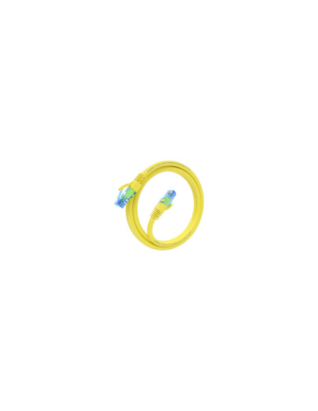 AISENS Cable De Red Latiguillo RJ45 Cat.6 UTP AWG26 CCA, Amarillo,