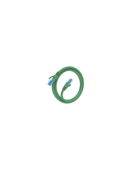 AISENS Cable De Red Latiguillo RJ45 Cat.6 UTP AWG26 CCA, Verde, 1.5 m
