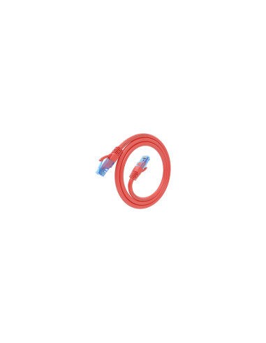 AISENS Cable De Red Latiguillo RJ45 Cat.6 UTP AWG26 CCA, Rojo, 0.5 m