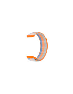 SAVE FAMILY Correa Recambio Tela Rayas Naranja Compatible con los modelos SaveWatch + Senior Enjoy Superior