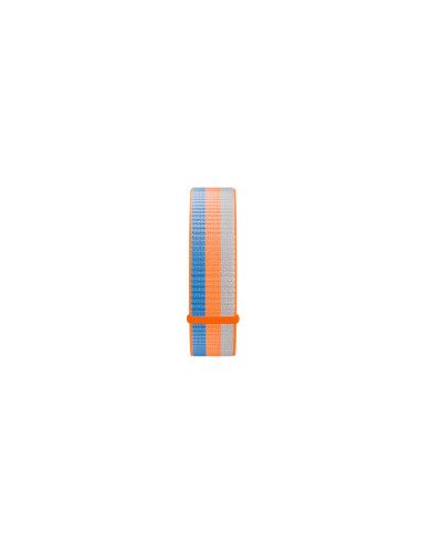 SAVE FAMILY Correa Recambio Tela Rayas Naranja Compatible con los modelos SaveWatch + Senior Enjoy Superior