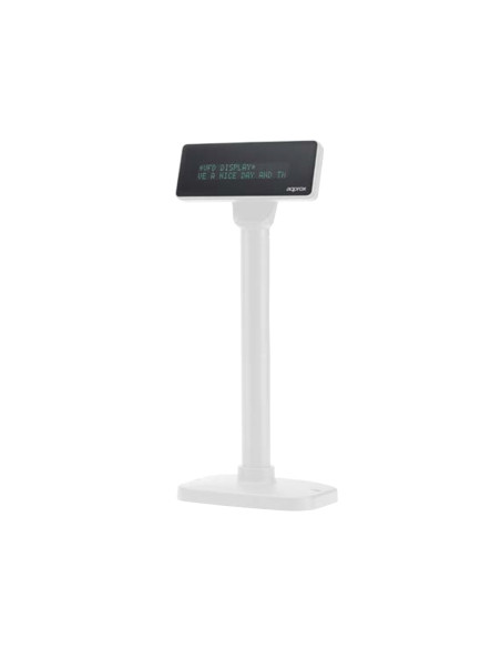 Approx appVFD01 Visor de Cliente VFD para TPV Blanco