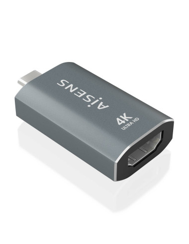 AISENS Adaptador Conversor Aluminio USB-C a HDMU 4K@60Hz,