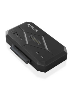 AISENS Estación de Docking SATA 2.5/3.5, M.2 NVMe a USB 3.0/3.1 Gen1,