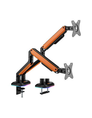 AISENS Soporte de Mesa RGB Gaming contrapeso giratorio e inclinable