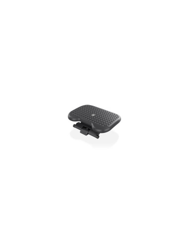 AISENS Reposapiés inclinable y altura ajustable, Negro