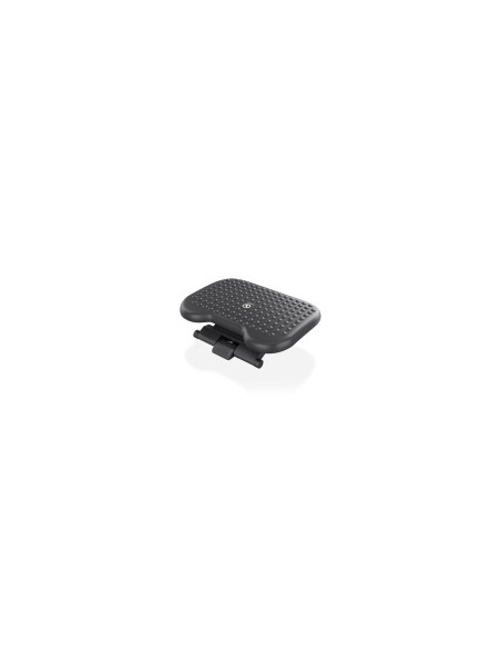 AISENS Reposapiés inclinable y altura ajustable, Negro