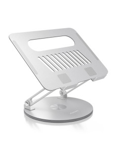AISENS Soporte de Sobremesa XL Giratorio Ajustable para Portátil /