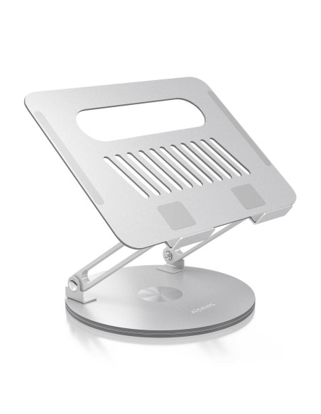 AISENS Soporte de Sobremesa XL Giratorio Ajustable para Portátil /