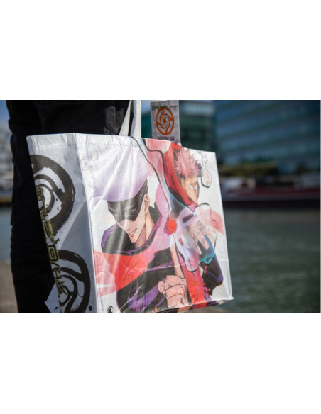 Konix KX JUJUTSU SHOPPING BAG WHITE Blanco Bolso grande