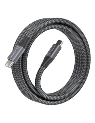 AISENS Cable USB 3.2 Gen2x2 Aluminio 20Gbps 8K@30Hz 5A 100W E-Mark,