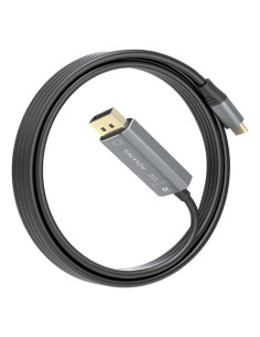 AISENS Cable Conversor Aluminio Bidireccional USB-C A DisplayPort 2