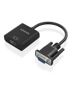 AISENS Cable conversor SVGA+Audio a HDMI, SVGA/M+Jack 3.5/H+USB