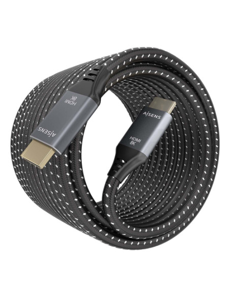 AISENS Cable HDMI V2.1 ultra alta velocidad / HEC 8K@60Hz 48Gbps,