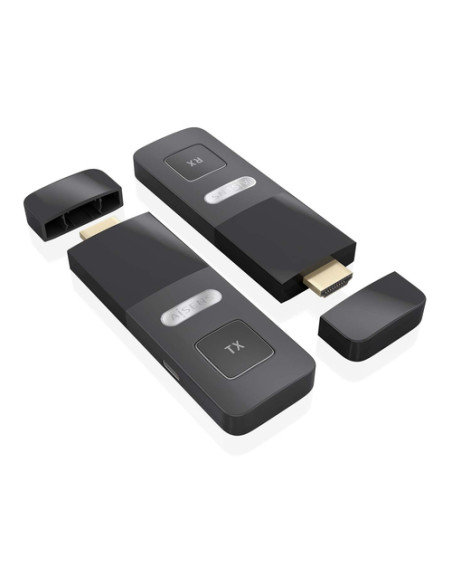AISENS HDMI Inalambrico 1080p 30m, Negro