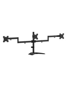 AISENS Soporte de mesa con peana eco giratorio e inclinable para 3