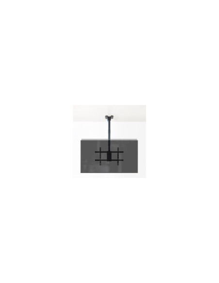 TooQ Soporte de Techo para 2 Pantallas 43"-86", Negro