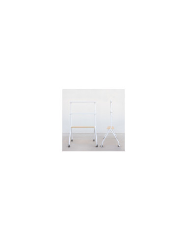 TooQ iLOVE Soporte de Suelo con Ruedas para Pantalla 49"-80", Blanco