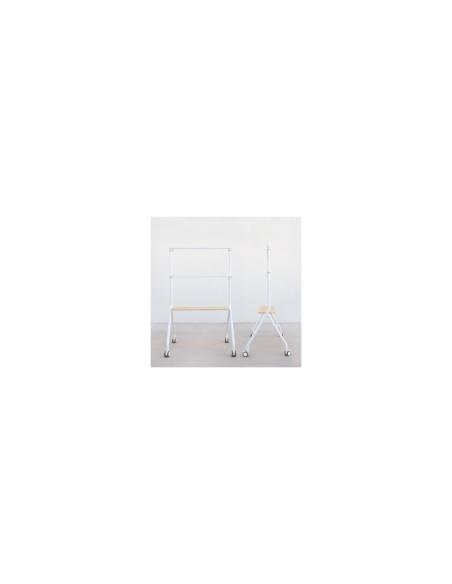 TooQ iLOVE Soporte de Suelo con Ruedas para Pantalla 49"-80", Blanco