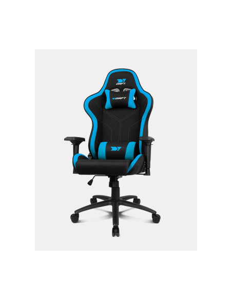 DRIFT DR110BL silla para videojuegos Butaca para jugar Asiento acolchado Negro, Azul