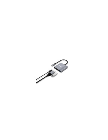 Equip Adaptador 3 en 1 USB-C a HDMI / USB-A / USB PD, 4K/60Hz, 100W