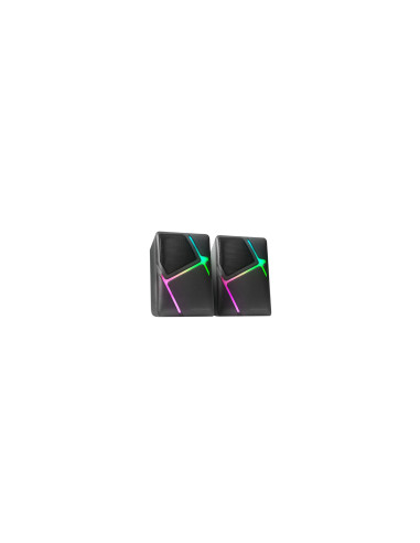 Mars Gaming MS-H, Altavoces Gaming RGB Flow, Drivers Invertidos y