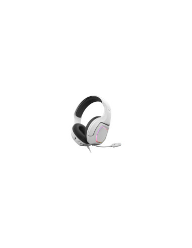 Krom Kopa 7.1 Auriculares Alámbrico Diadema Juego Negro, Blanco