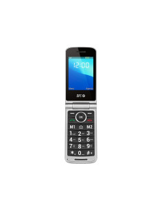 SPC Prince 4G 7,11 cm (2.8") 130 g Negro, Plata Teléfono básico