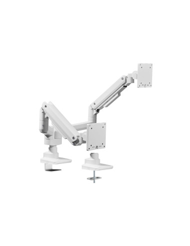 Equip Soporte de escritorio para monitor doble de 17«-35», blanco