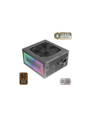 Mars Gaming MPB750S, Fuente Alimentación ATX ARGB 750W, 6 Años de