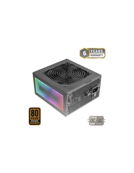 Mars Gaming MPB750S, Fuente Alimentación ATX ARGB 750W, 6 Años de