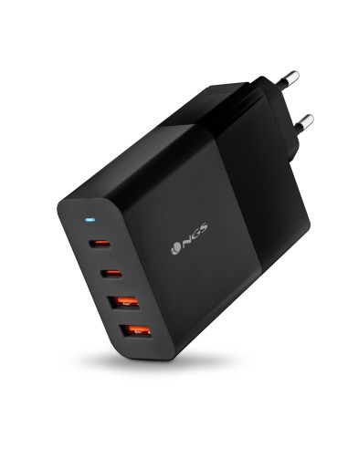 NGS BUD 100W Universal Negro Corriente alterna Carga rápida Interior