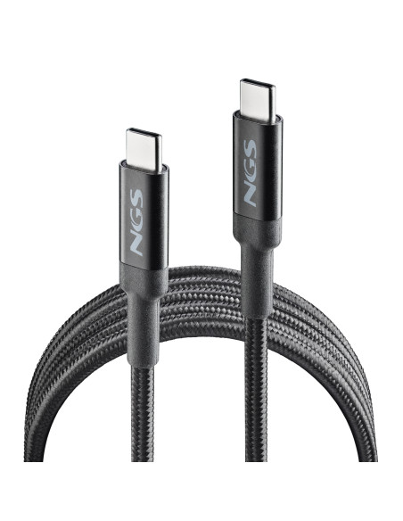 NGS KNOT 100W-2 cable USB USB 2.0 2 m USB C 0,48 Gbit/s Negro