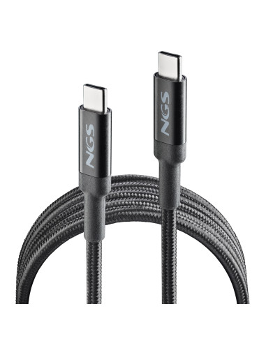 NGS KNOT 65W-3 cable USB USB 2.0 3 m USB C 0,48 Gbit/s Negro