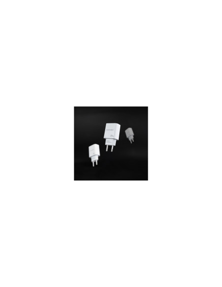 Nanocable Cargador USB-C/PD + USB-A/QC 20W, Blanco