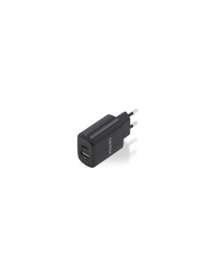 AISENS Cargador GaN 25W, 1xUSB-C PD3.0, 1xUSB-A QC3.0, Negro 2