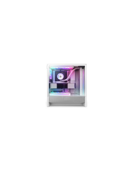 NZXT H5 Flow RGB Midi Tower Blanco