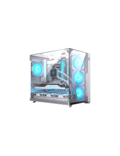 Hiditec SKY Torre Transparente, Blanco