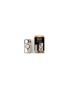PanzerGlass ® HardCase Transparent w. Black MagSafe & Frame iPhone 16 2