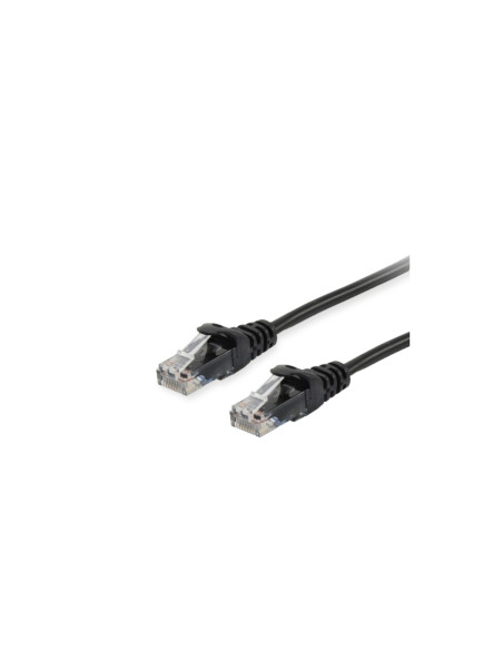 Equip 603152 cable de red Negro 0,25 m Cat6a U/UTP (UTP)