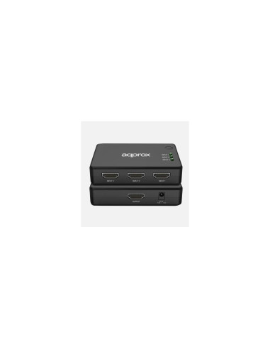 Approx APPC29V4 Switch 4K HDMI de 3 puertos