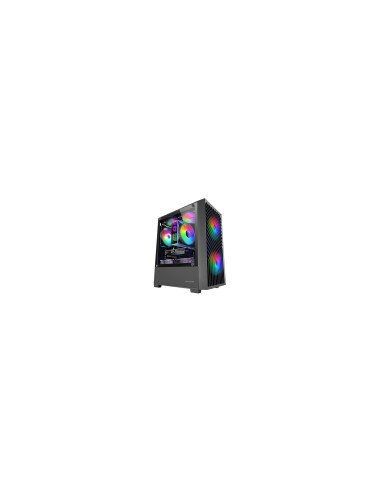 Mars Gaming MC- VORTEX, Caja Gaming MicroATX, Frontal Mesh